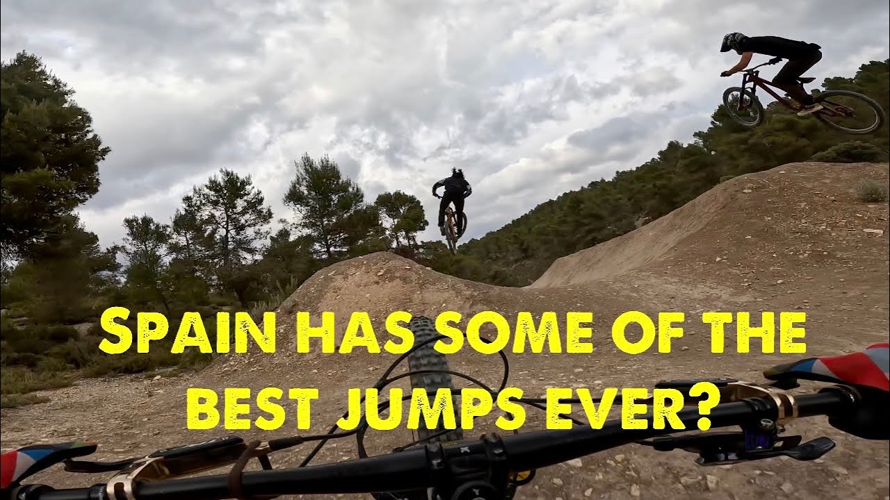 I Rode MTB in Spain with BMX legend Brad Simms!! La Fenasosa Bike Park