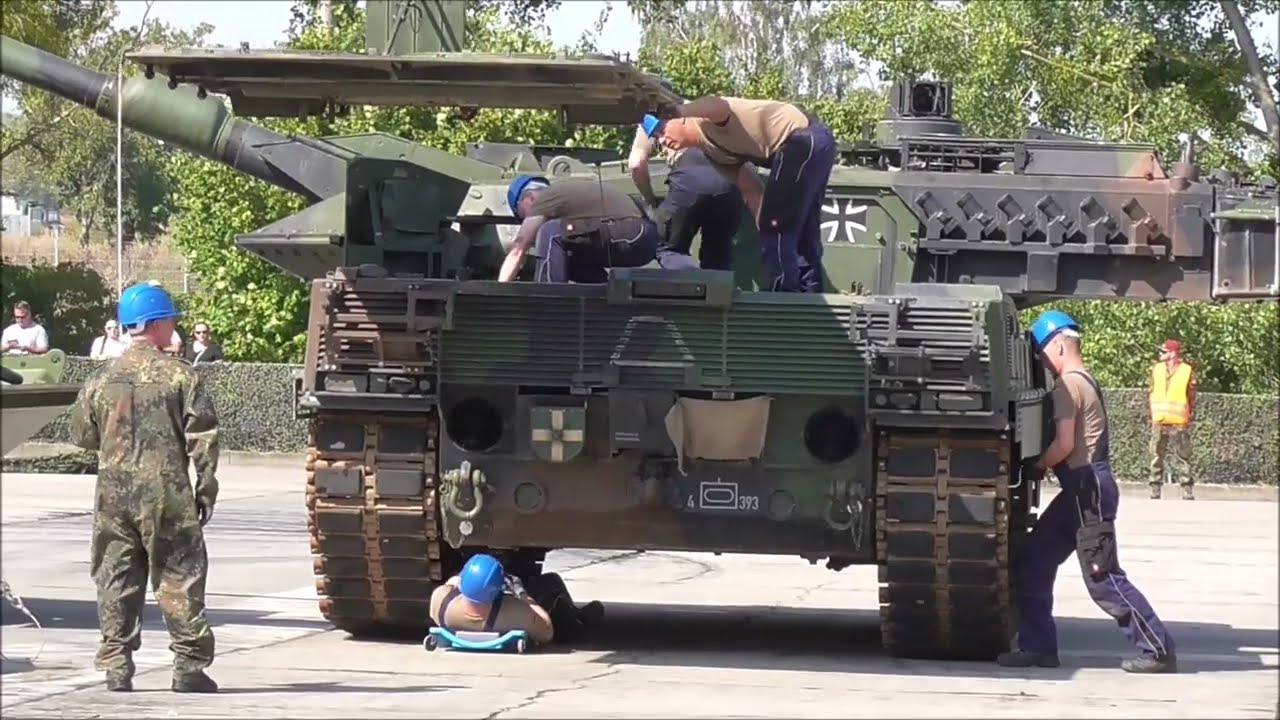 Leopard 2A7V Instandsetzung eines Kampfpanzers Live