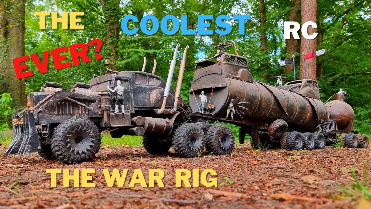 Is This The COOLEST RC EVER? Custom Built 1/10 Scale Mad Max War Rig