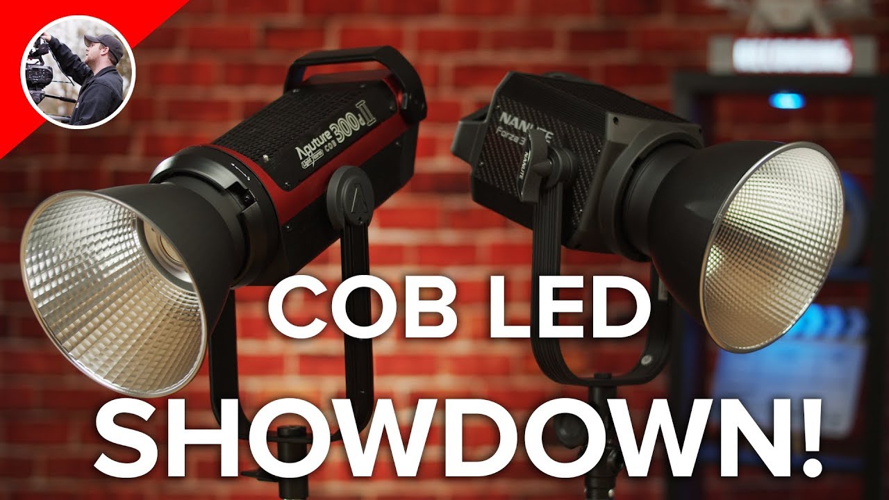 NanLite Forza 300 vs Aputure 300d Mk II - The Ultimate Head to Head COB LED Comparison