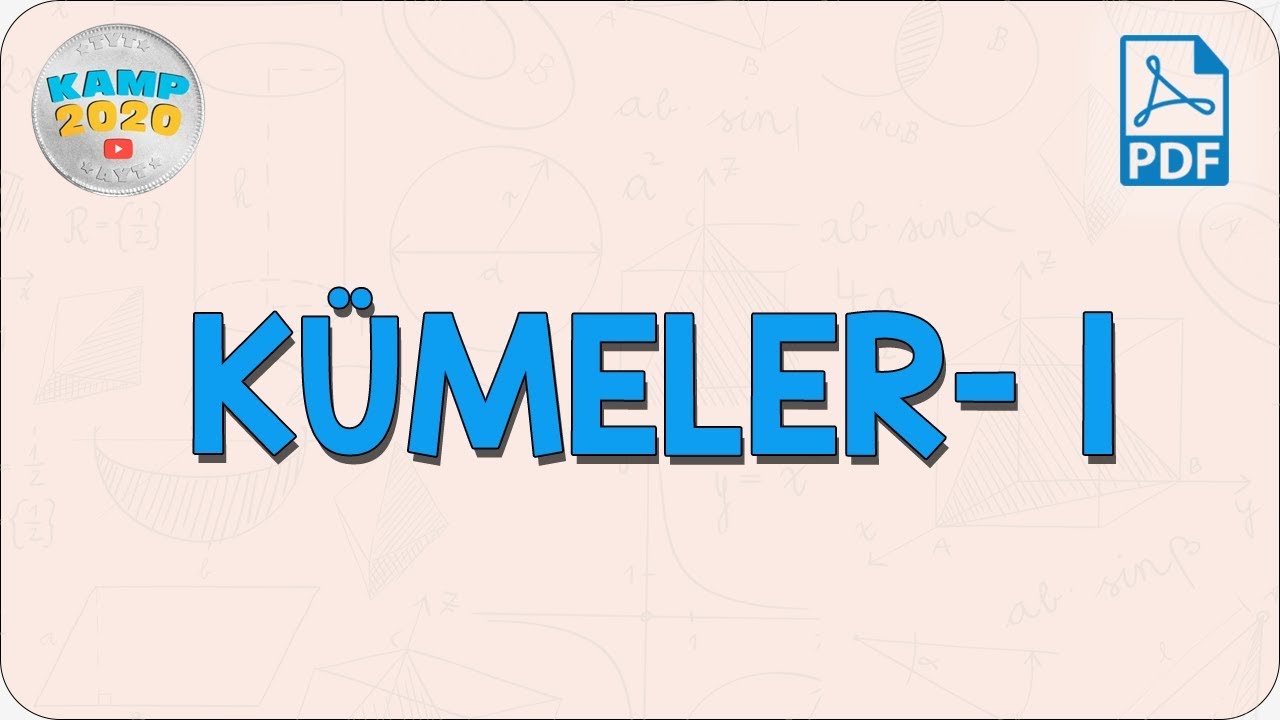 Kümeler 1 | Kamp2020