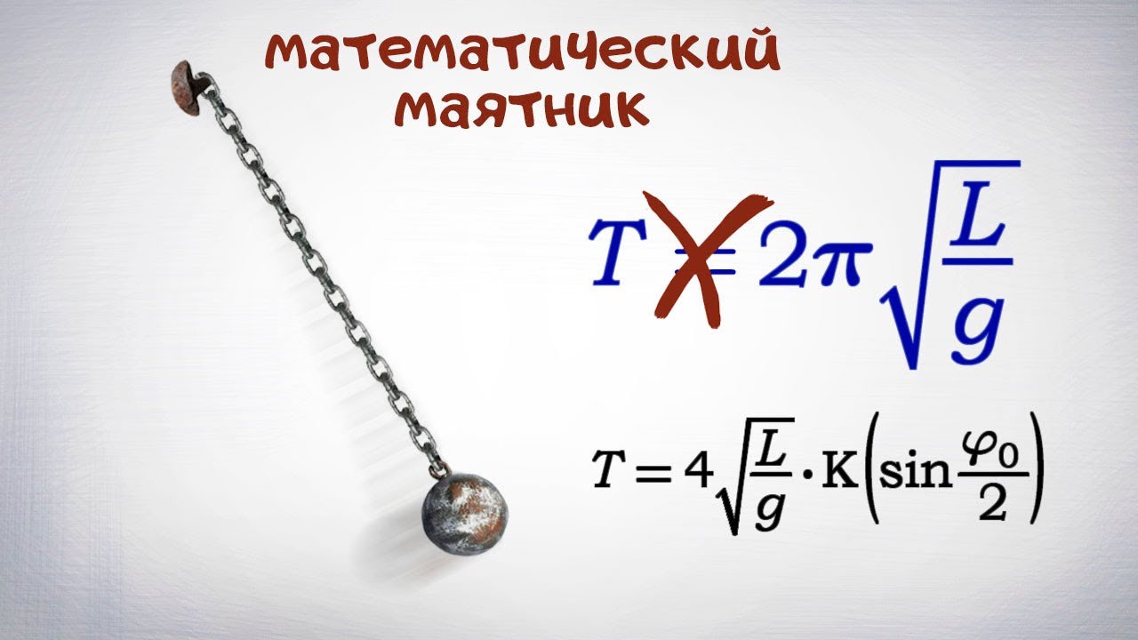 Период математического маятника. В школе обманывали?