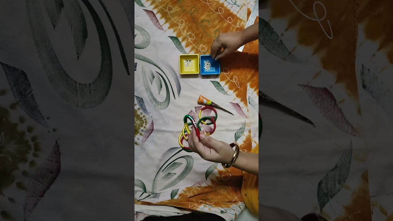 💃💃Old bangles to new silk thread bangles 💃💃#diycrafts #silkthreadbangles #silkbangles