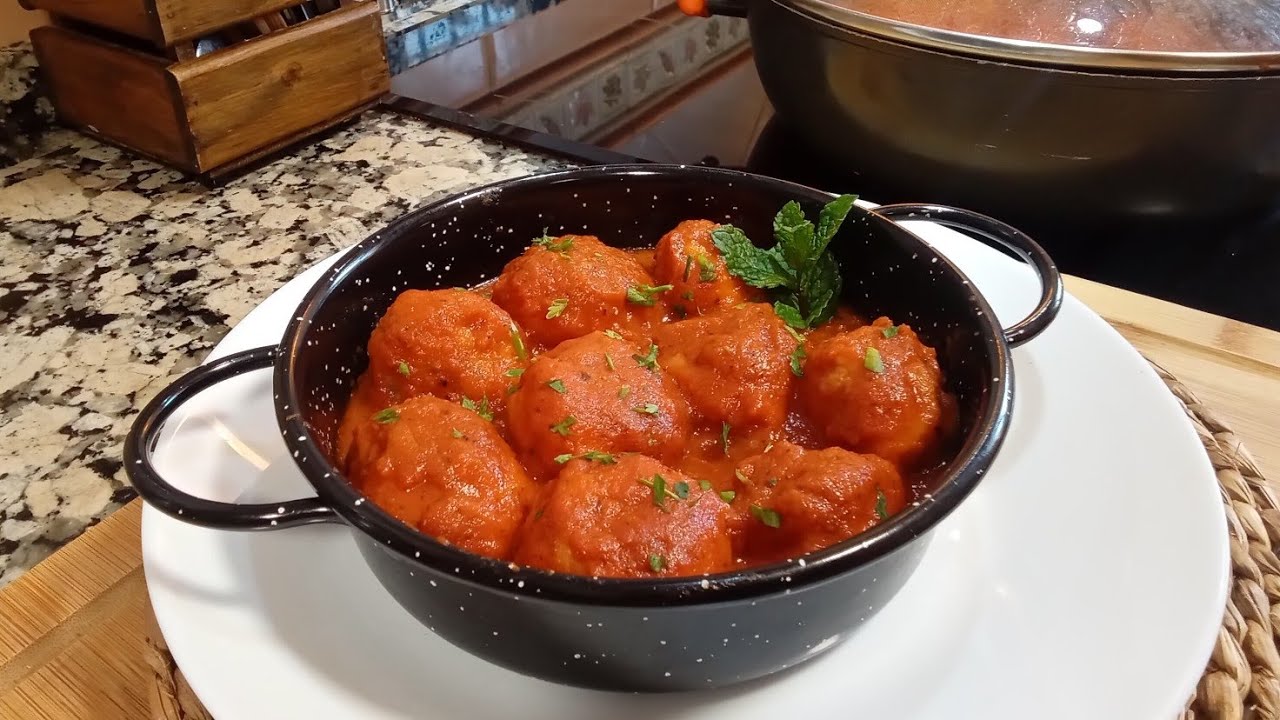 ALBONDIGAS DE BACALAO con una salsa espectacular👌🏼tiernas, jugosas y deliciosas muy fáciles de hacer