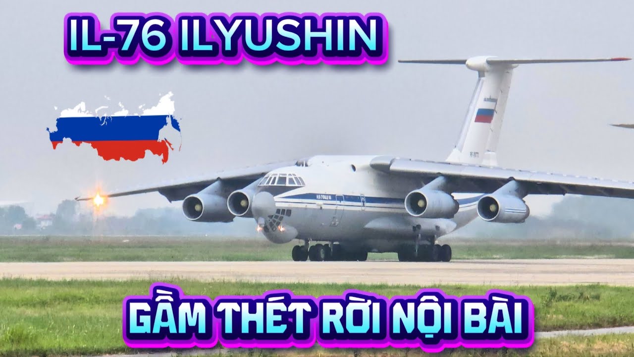 Gấu Nga với MÀN KHOE CƠ BẮP 4 ĐỘNG CƠ KHỦNG gầm vang trời  rời Hà Nội trong chiều LẬP  ĐÔNG