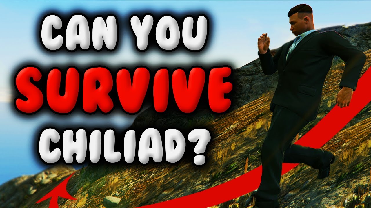 Can You SURVIVE Walking Down Mount Chiliad in GTA 5 Online?