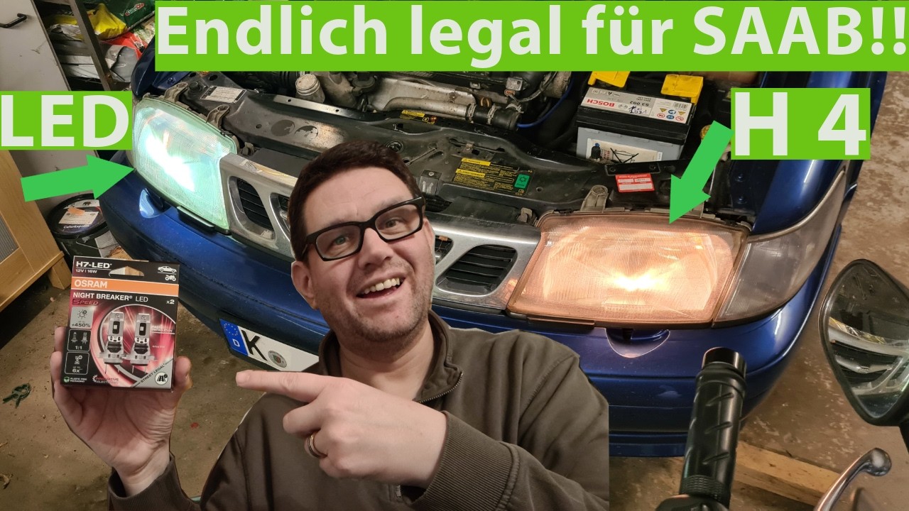 Endlich LED! Legal in unseren SAABs!