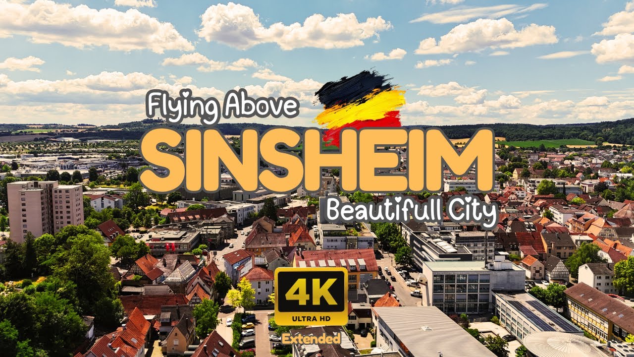 Flying Above Sinsheim 🇩🇪 Extended | Stunning Aerial Tour of a Hidden German Gem | Drone Cinematic