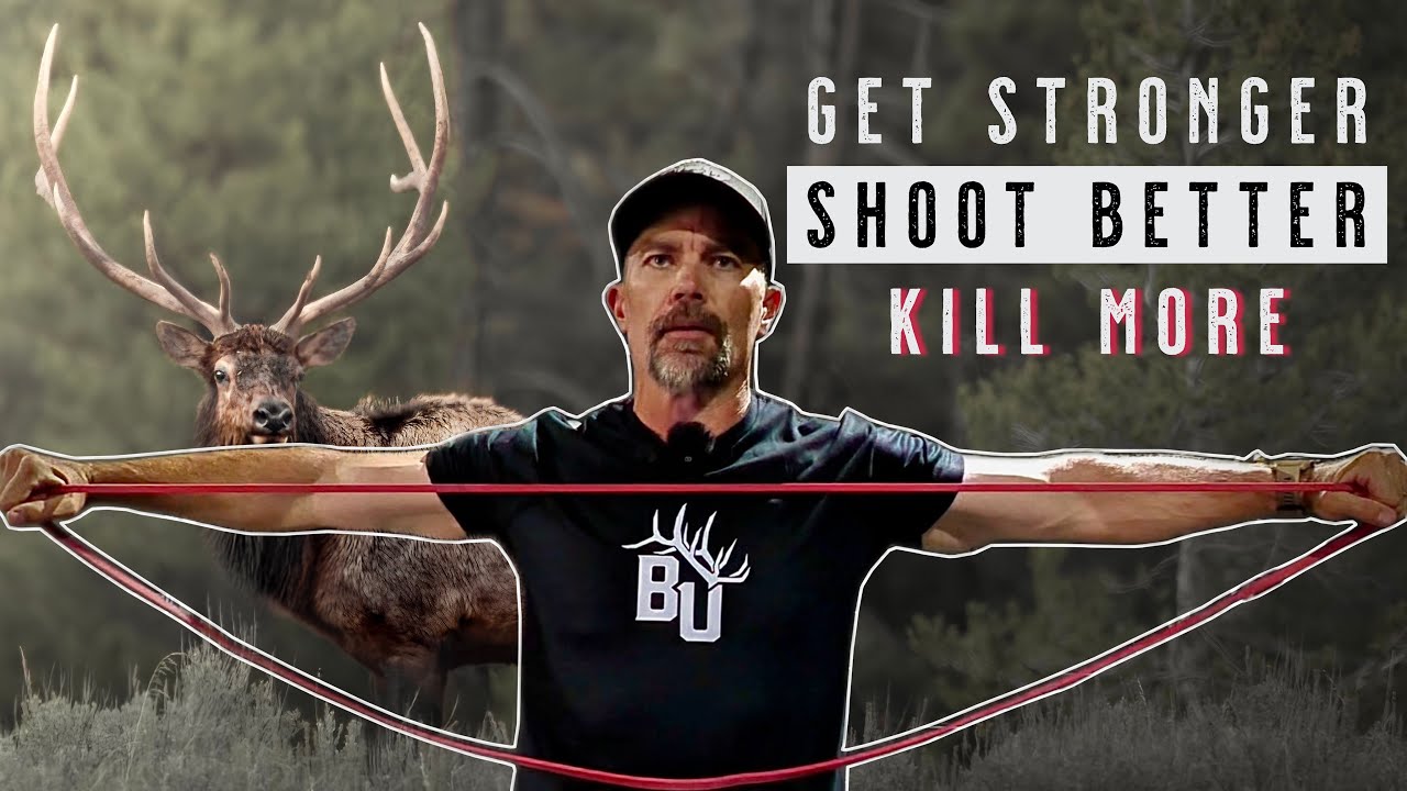 TOP 5 Band Exercises to INCREASE Your Draw Strength AND Bow Poundage | Hunting Fitness