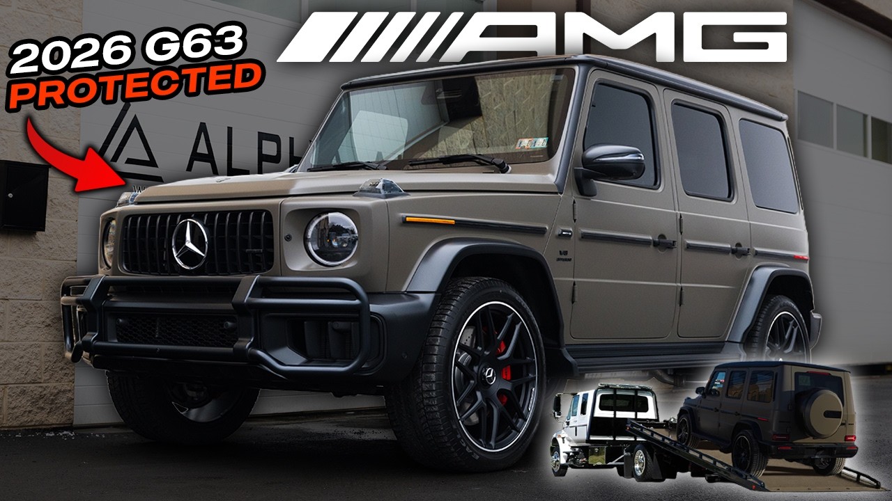 2026 MERCEDES G-WAGON CAME STRAIGHT FROM DEALERSHIP FOR PAINT PROTECTION FILM & CERAMIC COATING!
