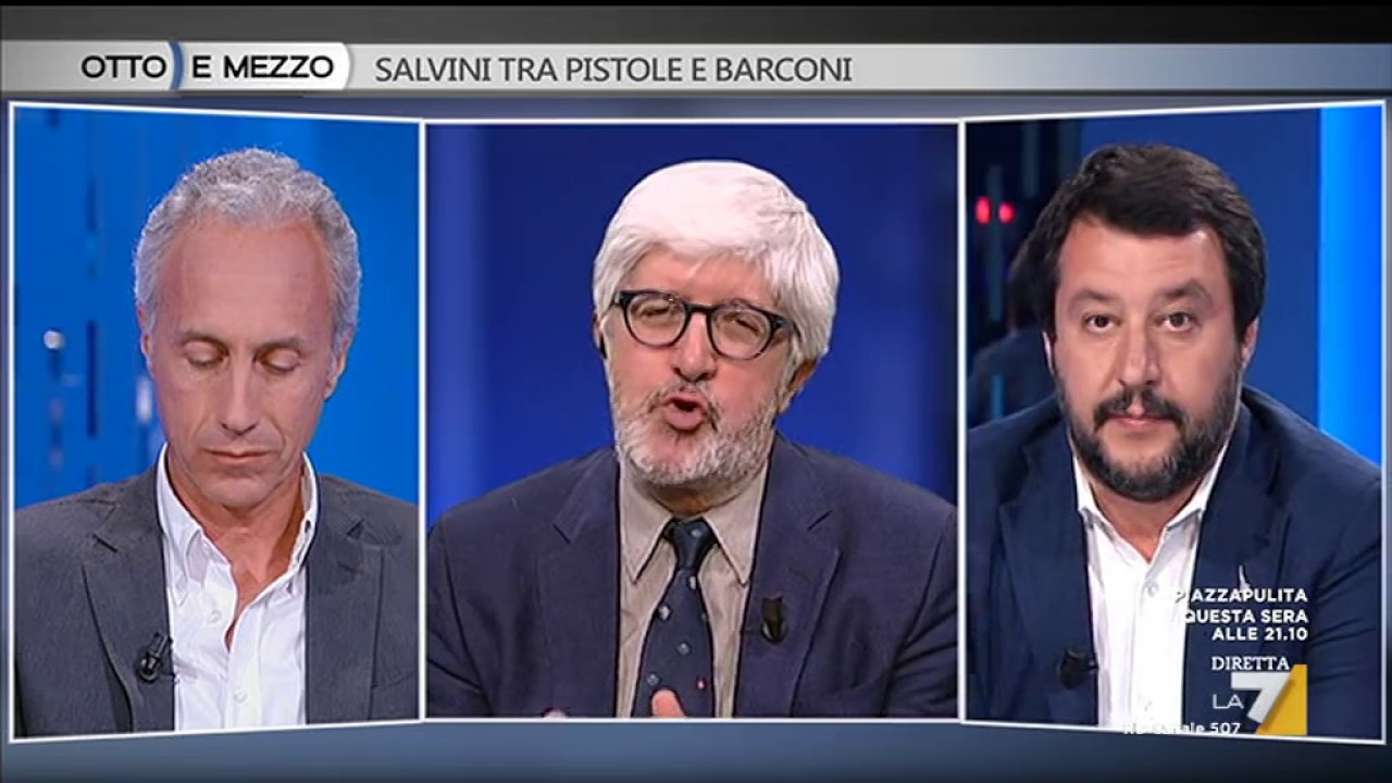 Otto e mezzo - Salvini tra pistole e barconi (Puntata 04/05/2017)