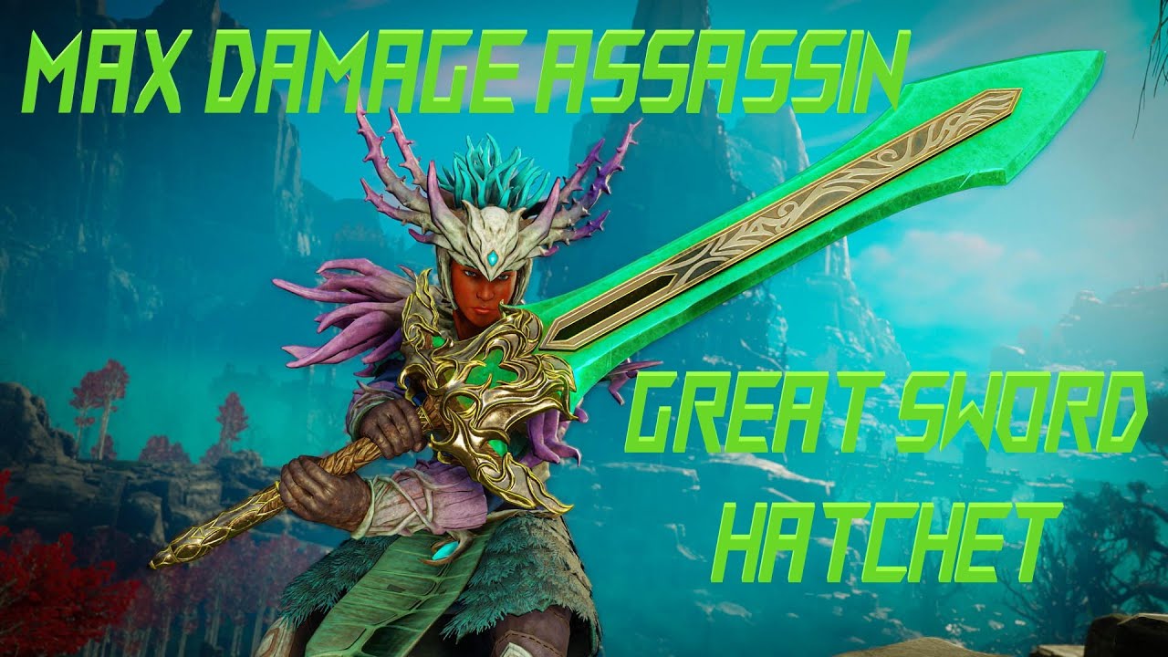 META Great Sword & Hatchet Assassin Gameplay New World