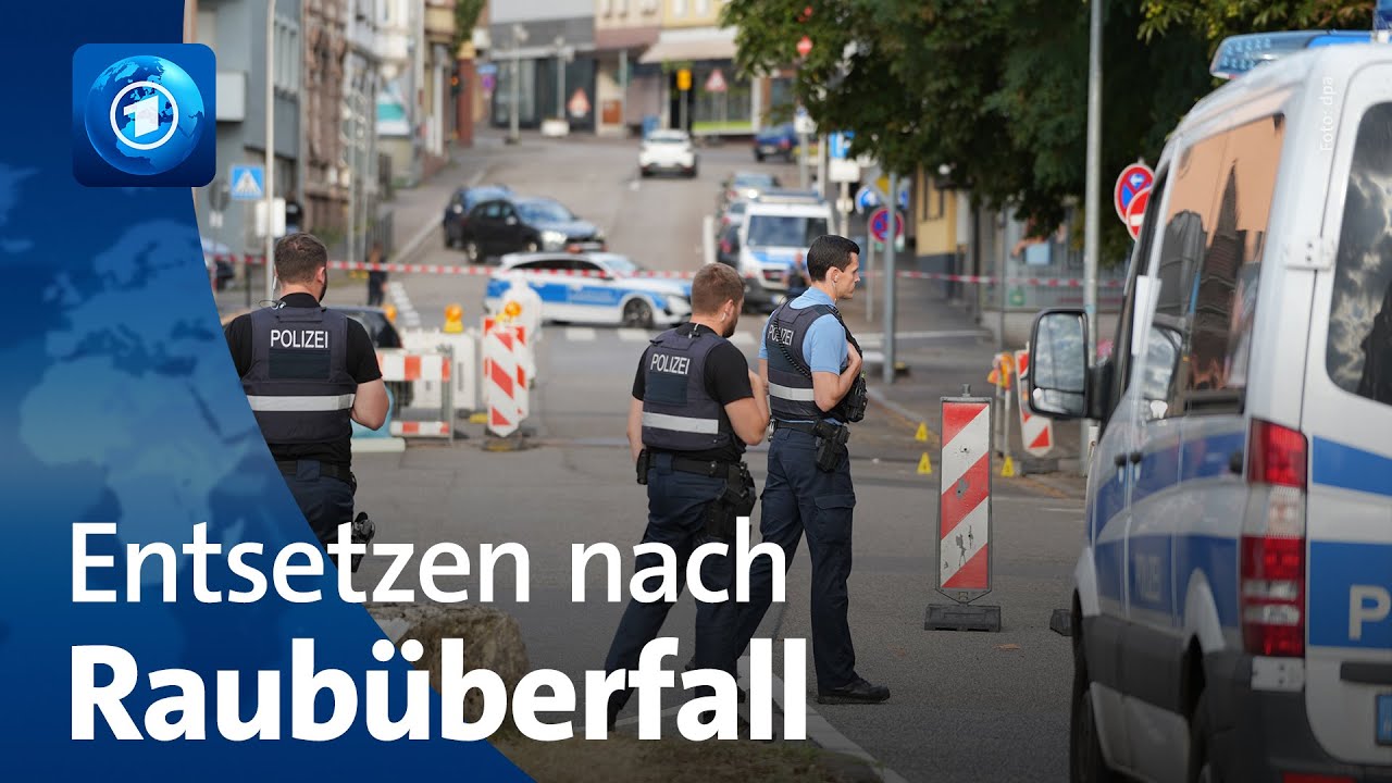 Raubüberfall im Saarland: Entsetzen nach tödlichen Schüssen auf Polizisten