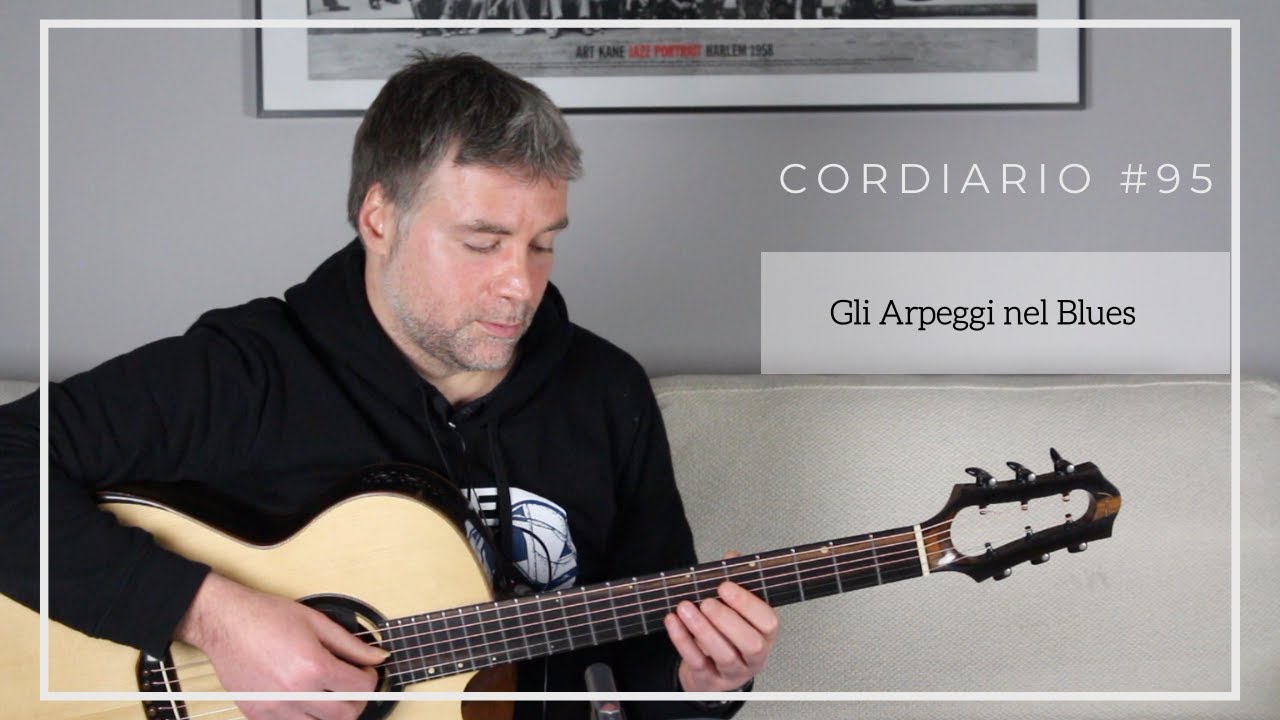 Cordiario#95 - Michele Lideo, Gli arpeggi nel blues, #fingerstyle #blues