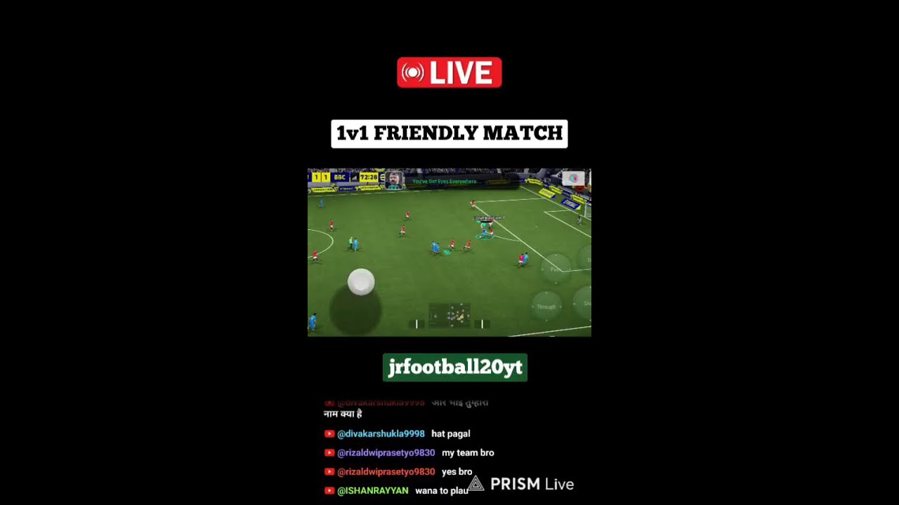 1v1 FRIENDLY MATCH EFOOTBALL IS LIVE