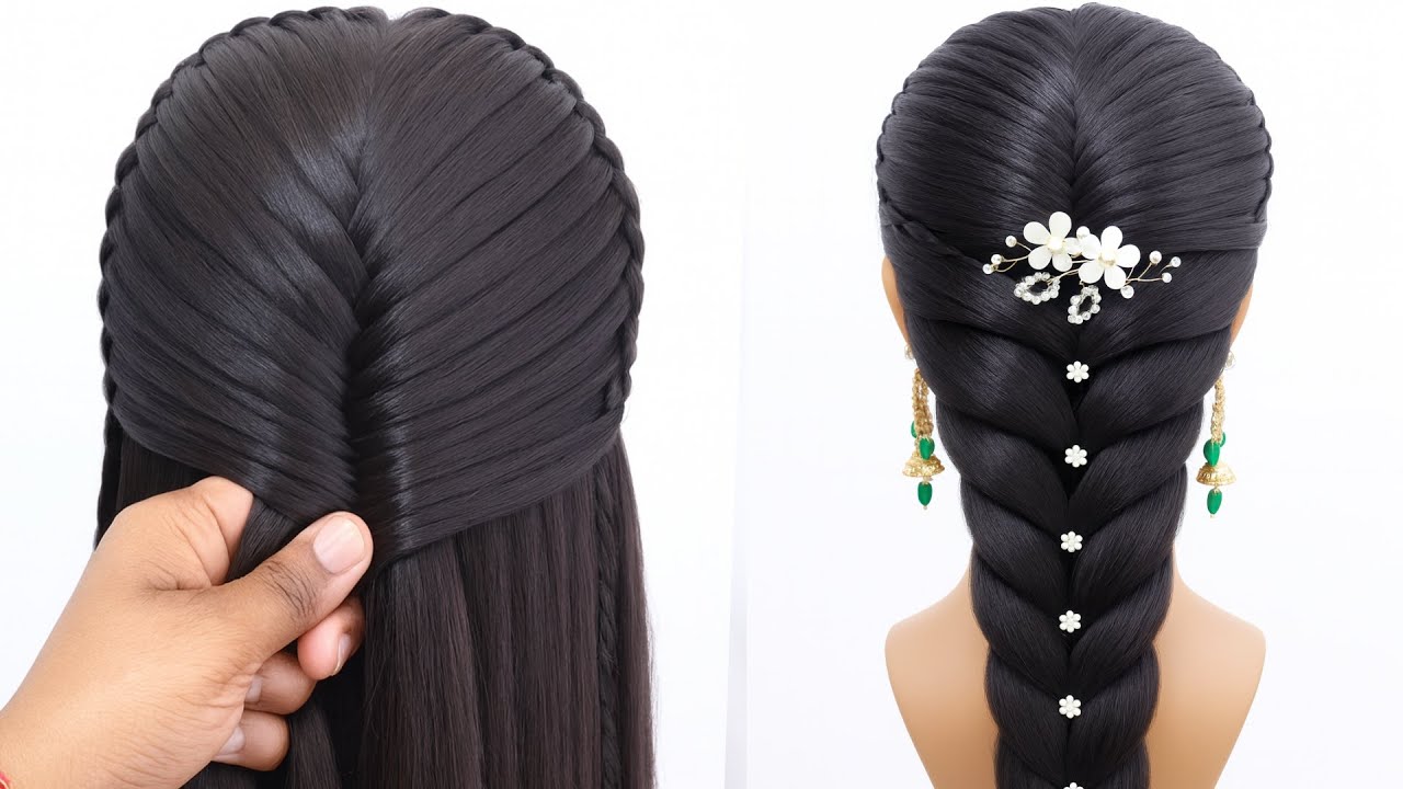 Easy Different Type of Hairstyle - New trendy hairstyle | Hairstyle for girls | Hairstyle of Wedding