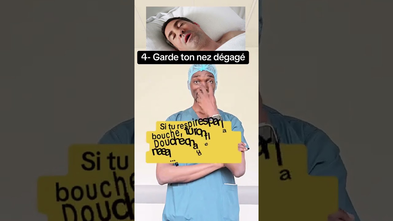 Astuces pour arr&ecirc;ter de ronfler. #conseilssante #ronflements #docteur