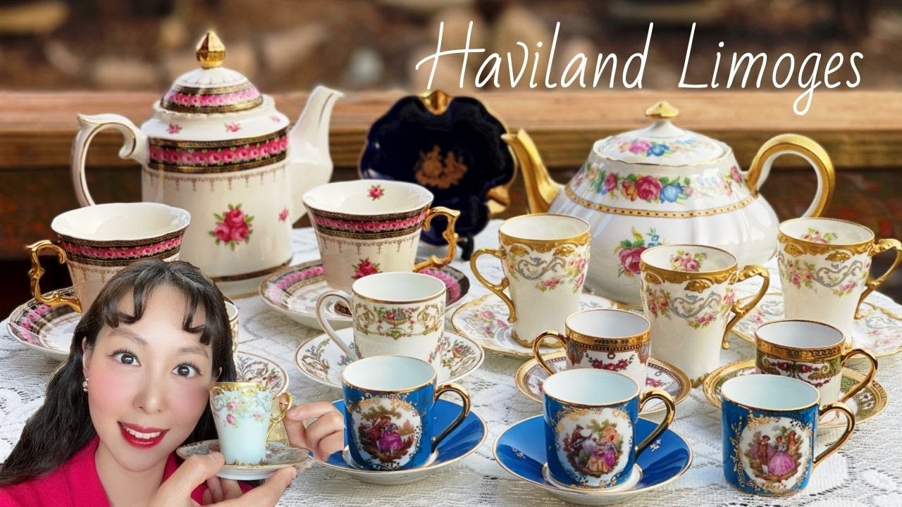 아이폰 12 pro max로 찍는 프랑스 엔틱 찻잔, 하빌랜드, 리모주 찻잔, 리모지 찻잔, Haviland Limoges, 빈티지 찻잔 구경 오세요~!