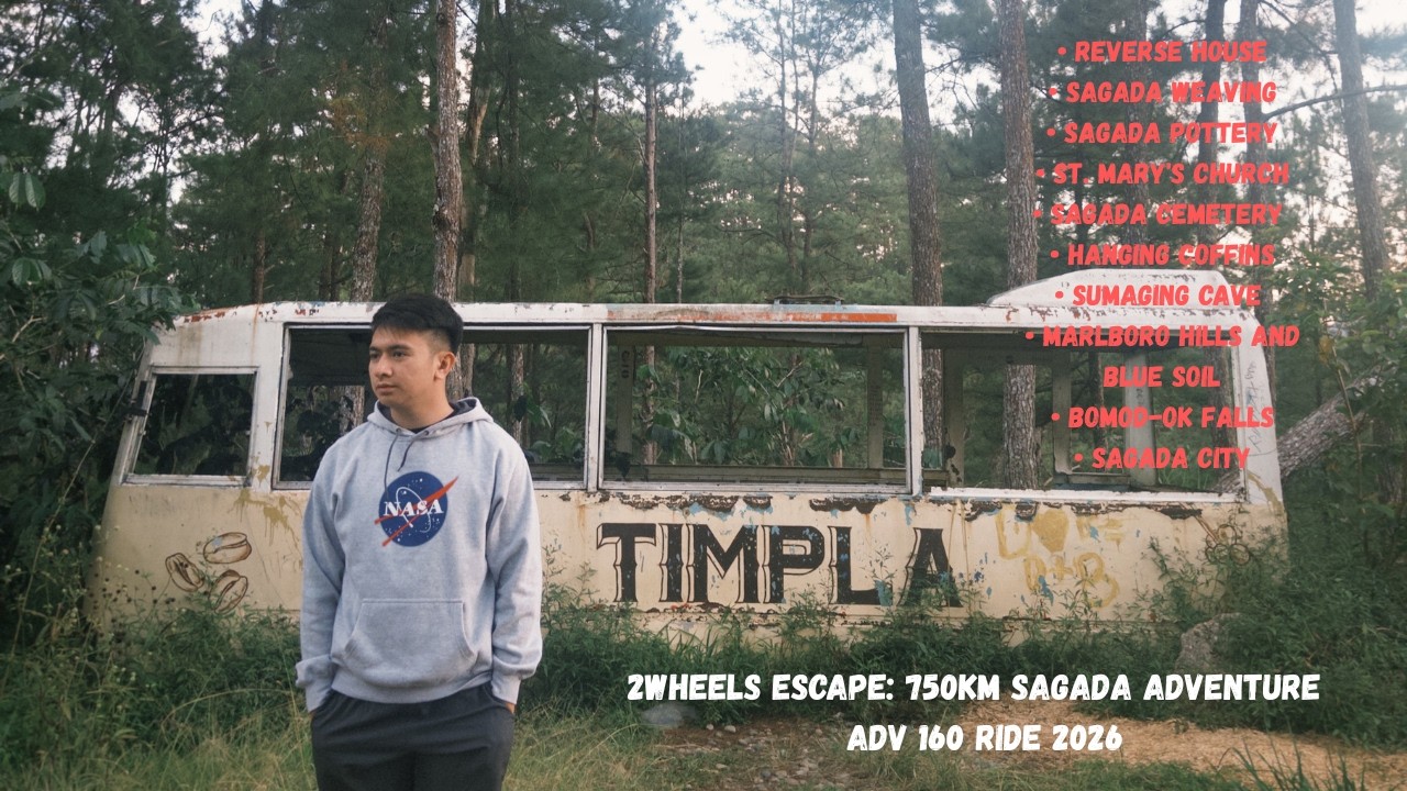 Chasing Fog & Pine Trees: Sagada 2026 DIY Motorcycle Tour | Log Cabin Stay