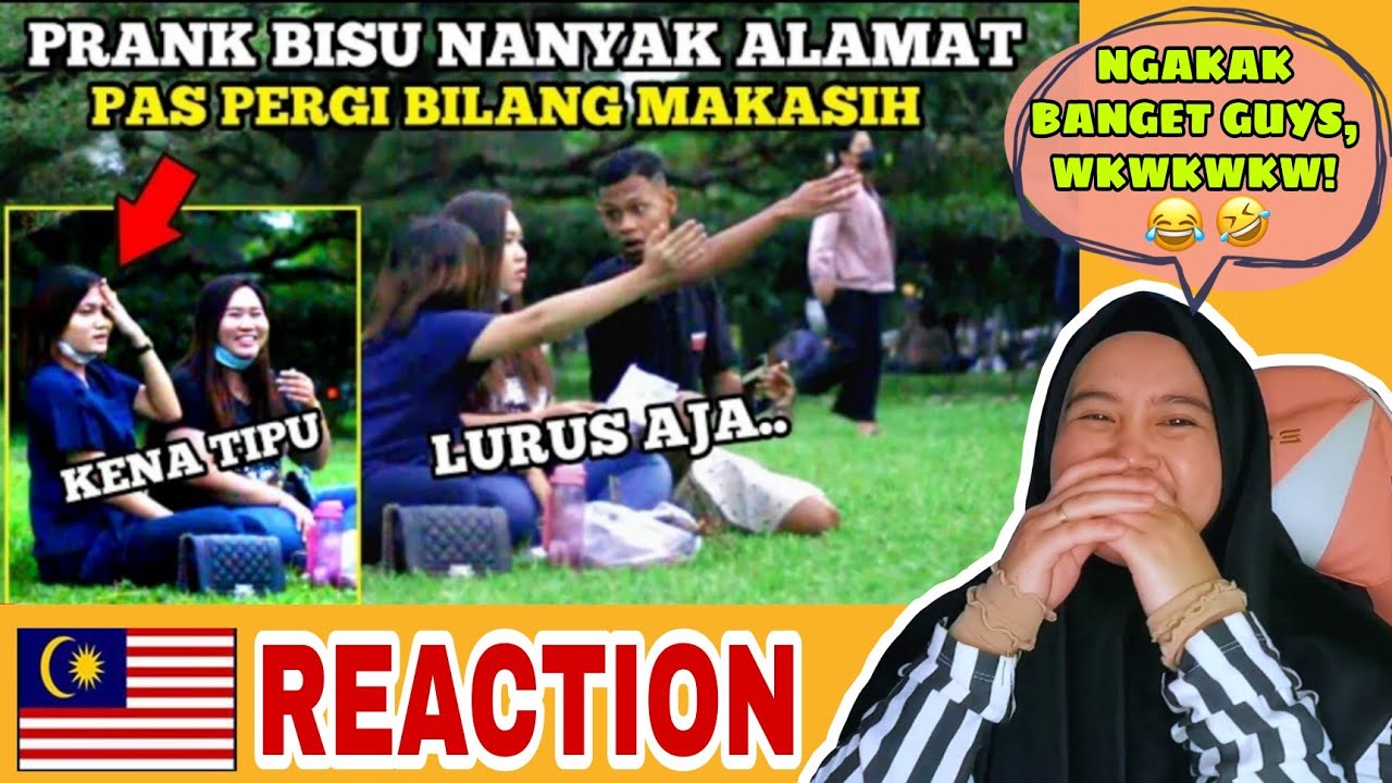 PRANK BISU NANYAK ALAMAT PAS PERGI BILANG MAKASIH HAHAHAH NGAKAK | MALAYSIAN🇲🇾REACTION