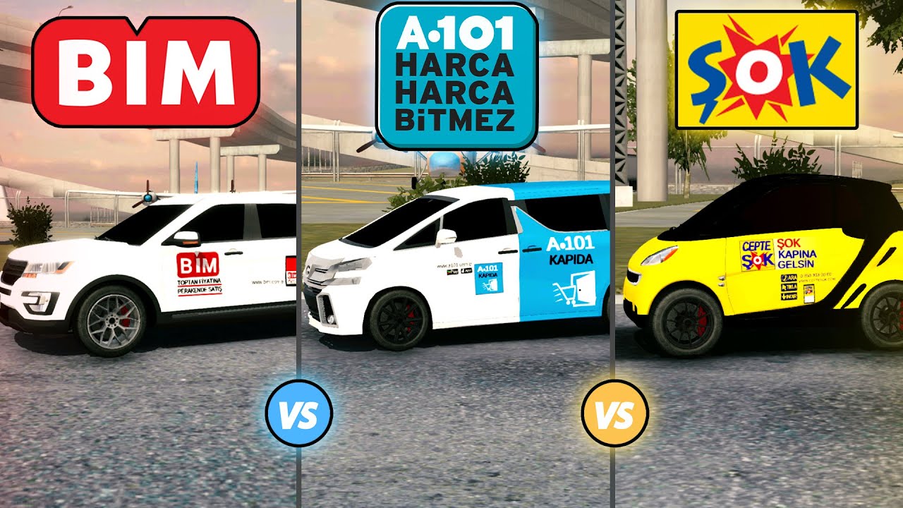BİM VS A101 VS ŞOK ARA&Ccedil;LARI YAPTIM !! *efsane oldu* FAKİRDEN ZENGİNE S3 #10 Car Parking Multiplayer