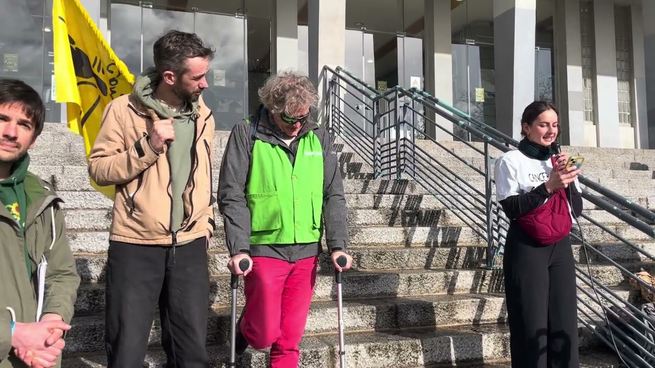 Rassemblement de la #ConfédérationPaysanne Place de la Liberté à Brest ce Samedi 7 février  2026 