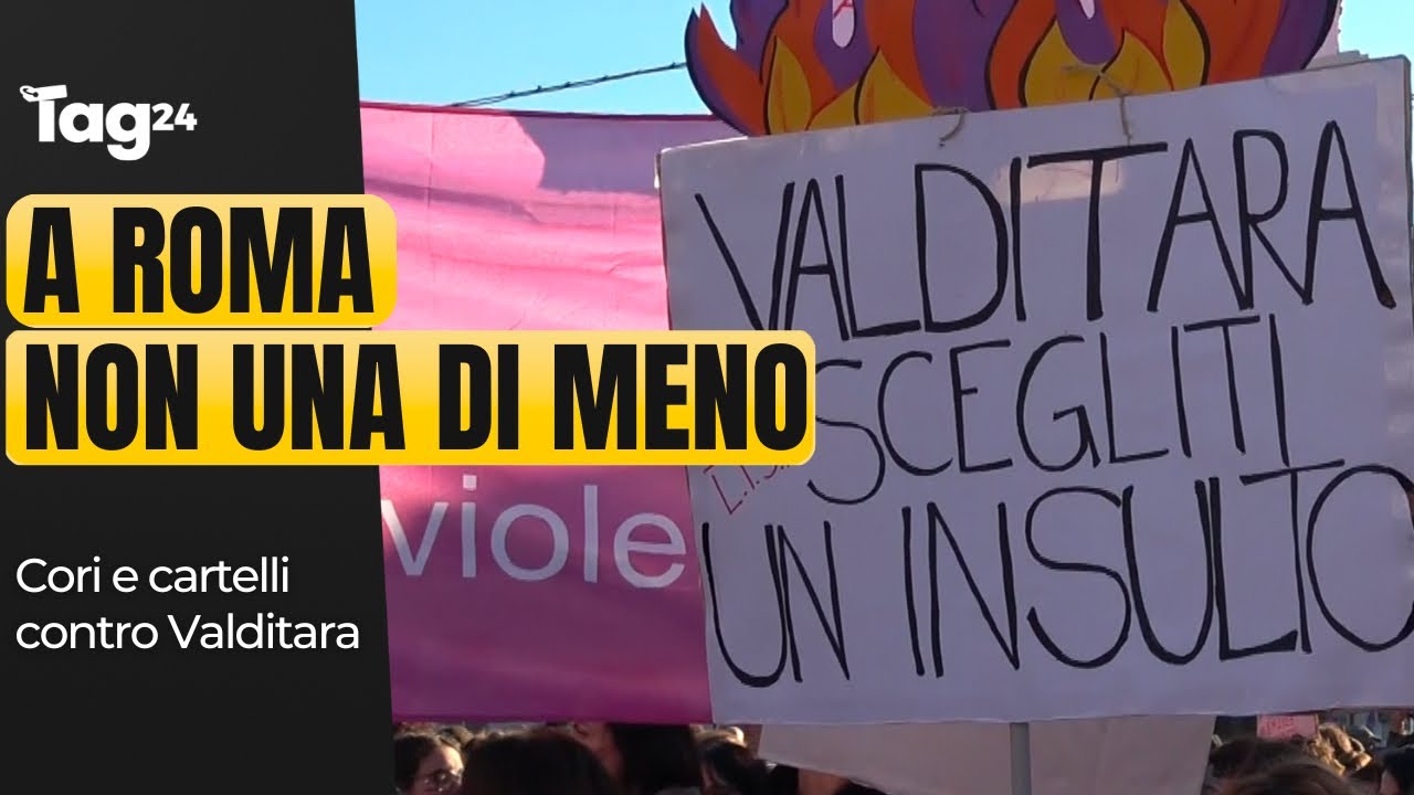 Violenza contro le donne, la manifestazione Non una di meno a Roma: “Disarmiamo il patriarcato”