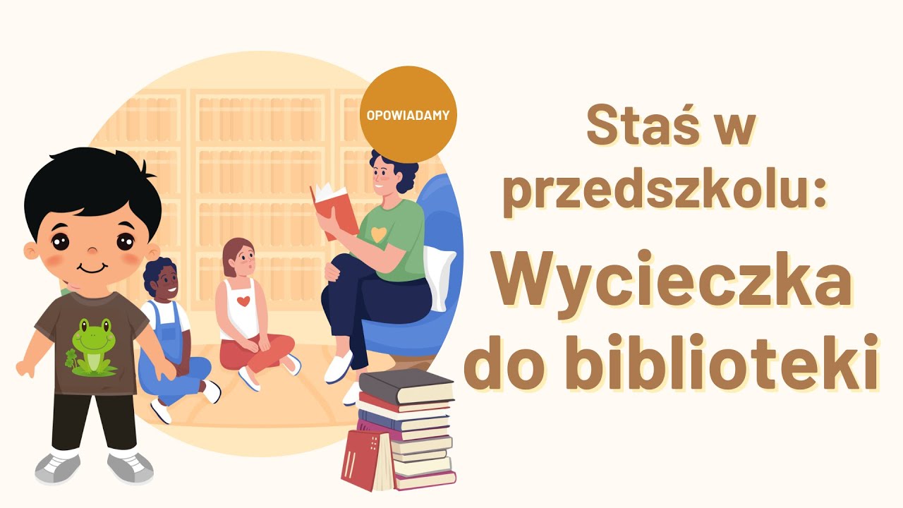 Staś w przedszkolu- Wycieczka do biblioteki. Bajka dla dzieci. Audiobook