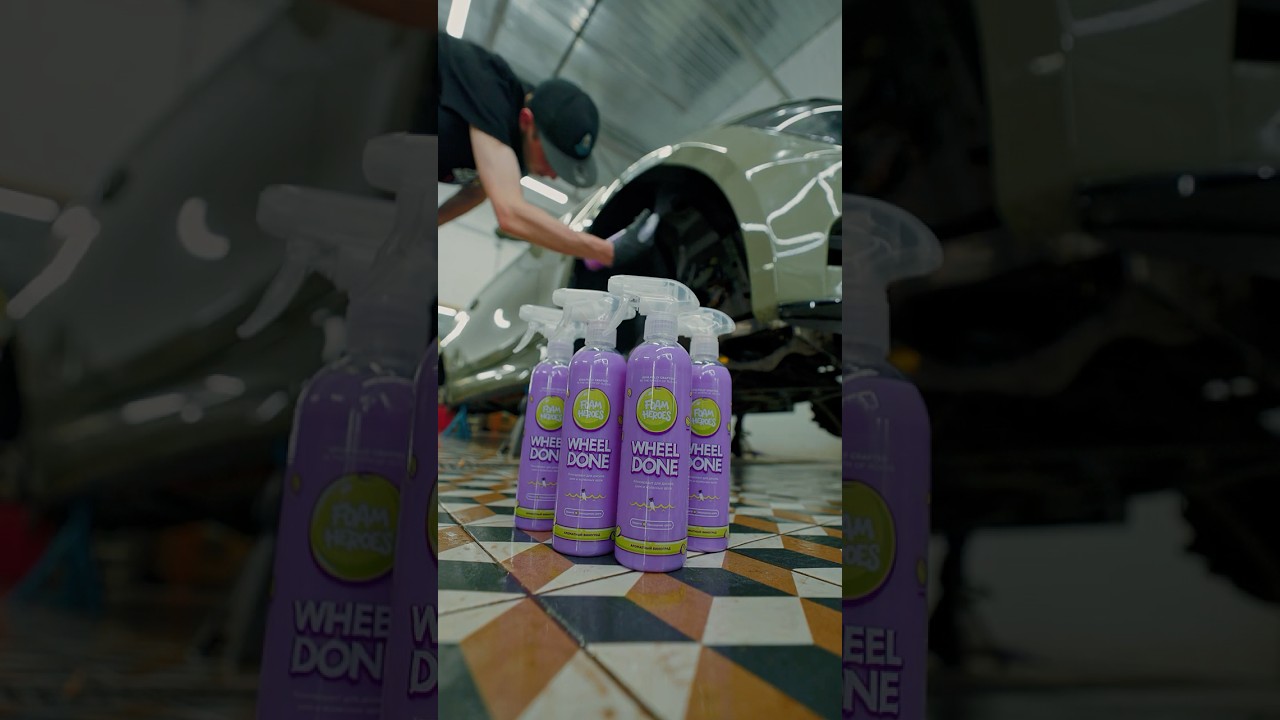 КАК БЫСТРО ОЧИСТИТЬ КОЛЕСА?  #уходзаавто #foamheroes #мойка #detailing #diy #детейлинг #обзор