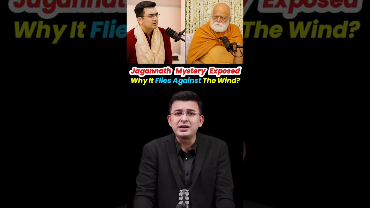 Jagannath Flag Mystery: Why It Flies Against The Wind? #shorts #jagannathtemple #shankaracharya