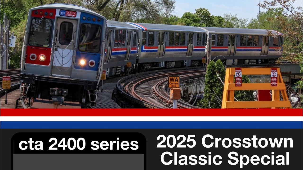 CTA 'L': 2400s on the Red Line - Cubs vs. Sox 2025 Crosstown Classic + 6000s Test Run