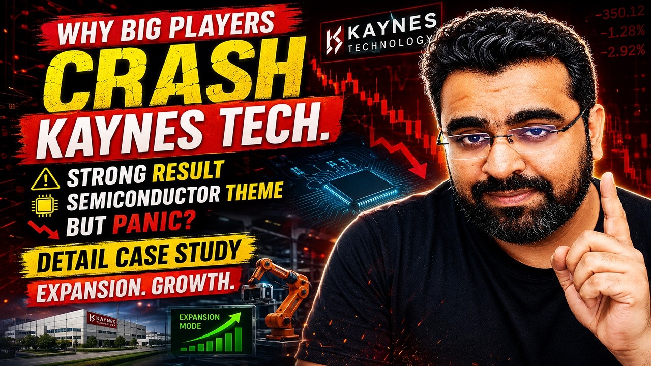Why Big Players Crashed Kaynes Tech? | Strong Results, Semiconductor Theme But Panic Explained