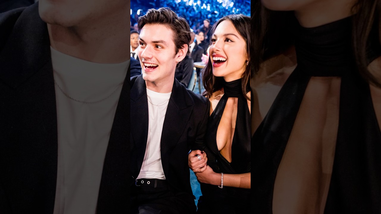 Olivia Rodrigo and Louis Partridge on a date night at the Grammys