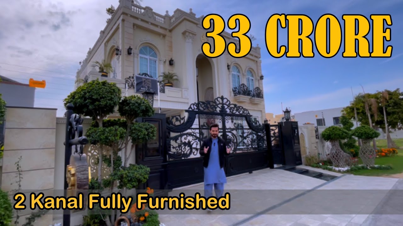 33 Crore  DHA Lahore  Fully Furnished Dream Luxury Home  REBhub Residence Review 🏡✨ #LuxuryLiving