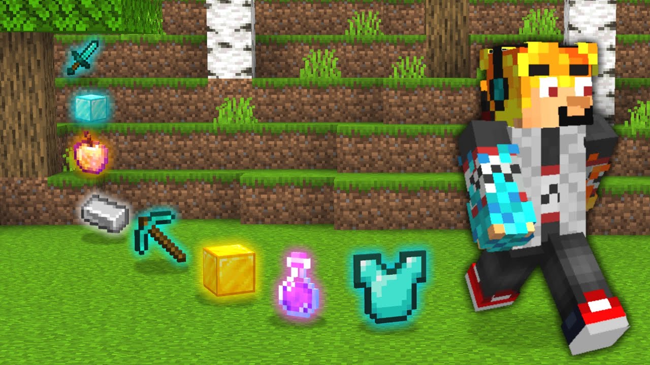 Minecraft, ale když se POHNU, dostanu NÁHODNÝ ITEM...