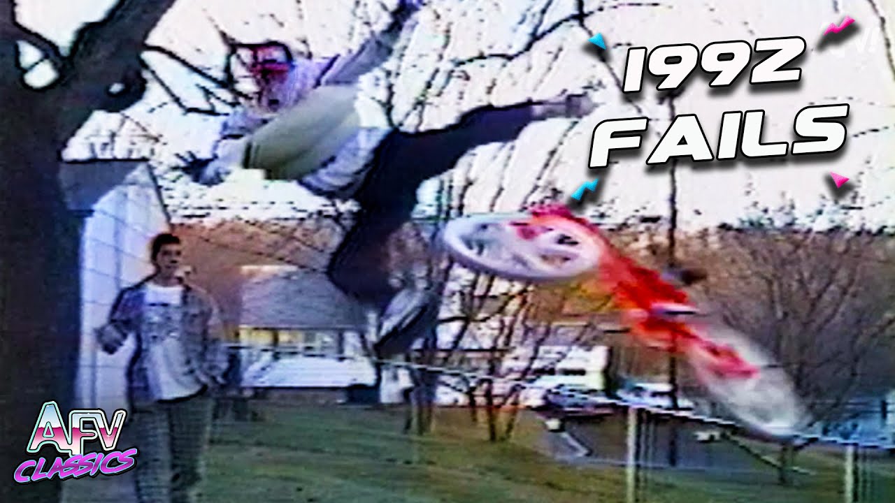 Best Fails of the '90s | 1992 Funny Videos