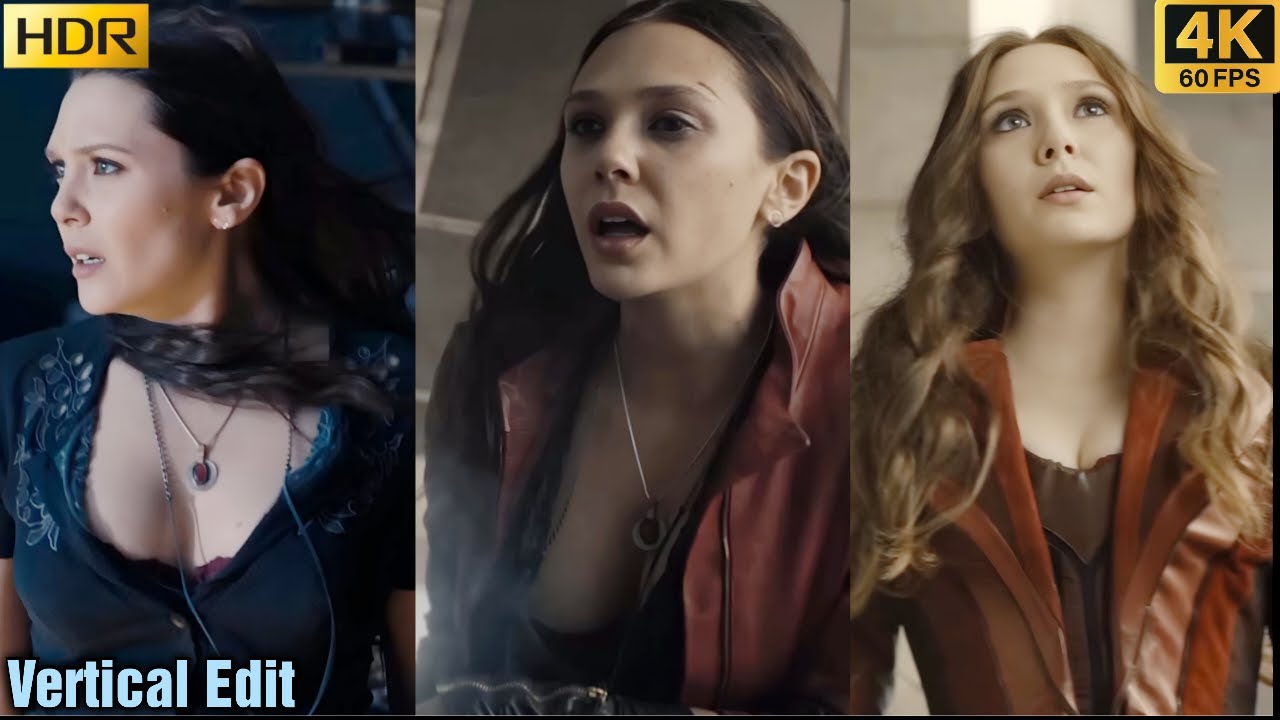 Elizabeth Olsen - Wanda Maximoff - Avengers: Age of Ultron - Review - 4K60FPS
