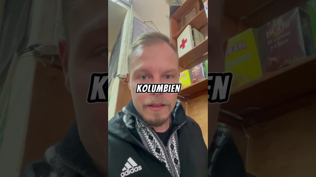 Das macht man wenn das Essen in S&uuml;damerika zu trocken ist 😉