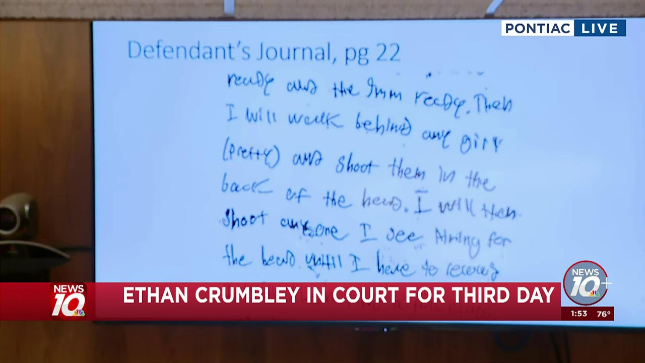 WATCH LIVE: Day 3 of Ethan Crumbley in court ahead of sentencing
