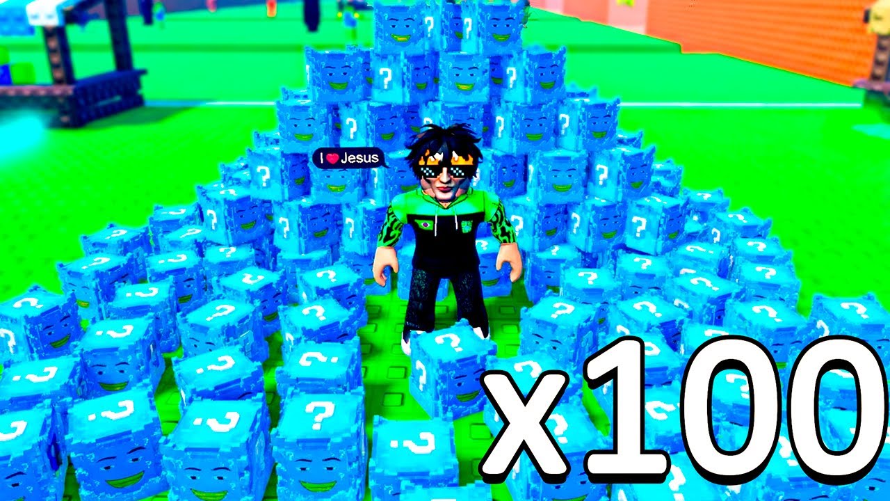 ABRI 100 LUCKY BLOCKS NO TSUNAMI BRAINROT