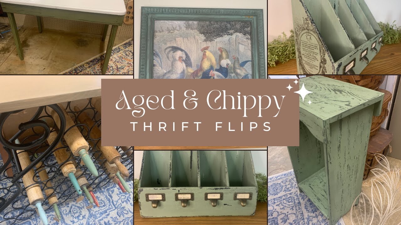 Make It Look 100 Years Old—DIY Chippy Finish on Thrifted Decor