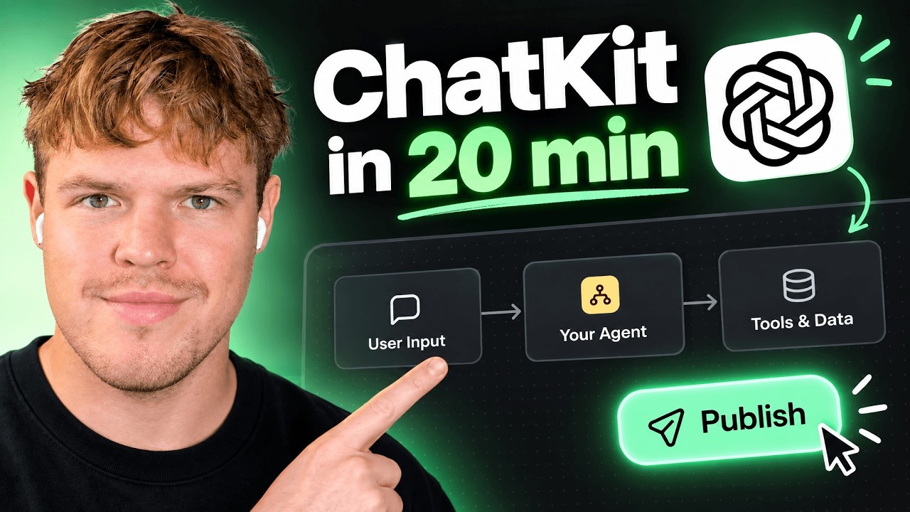 Как использовать пользовательский интерфейс ChatKit с OpenAI Agent Builder