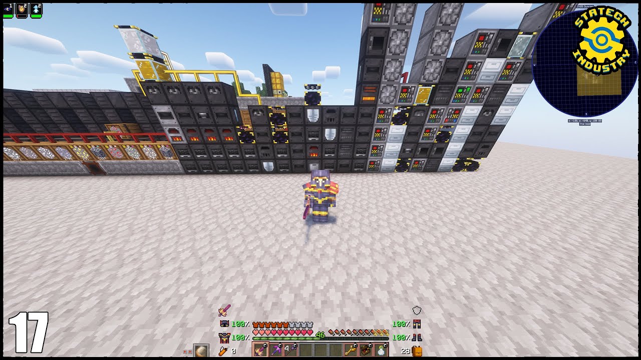 Minecraft StaTech Industry Modpack (ft. LeonGolden) - All Quests - Live Playthrough - Episode 17
