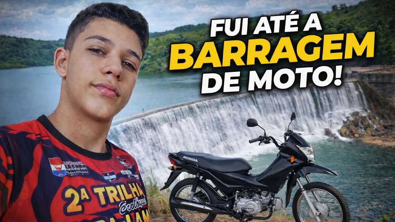 DE MOTO ATÉ A BARRAGEM DE CAJUEIRO 🏍️🔥