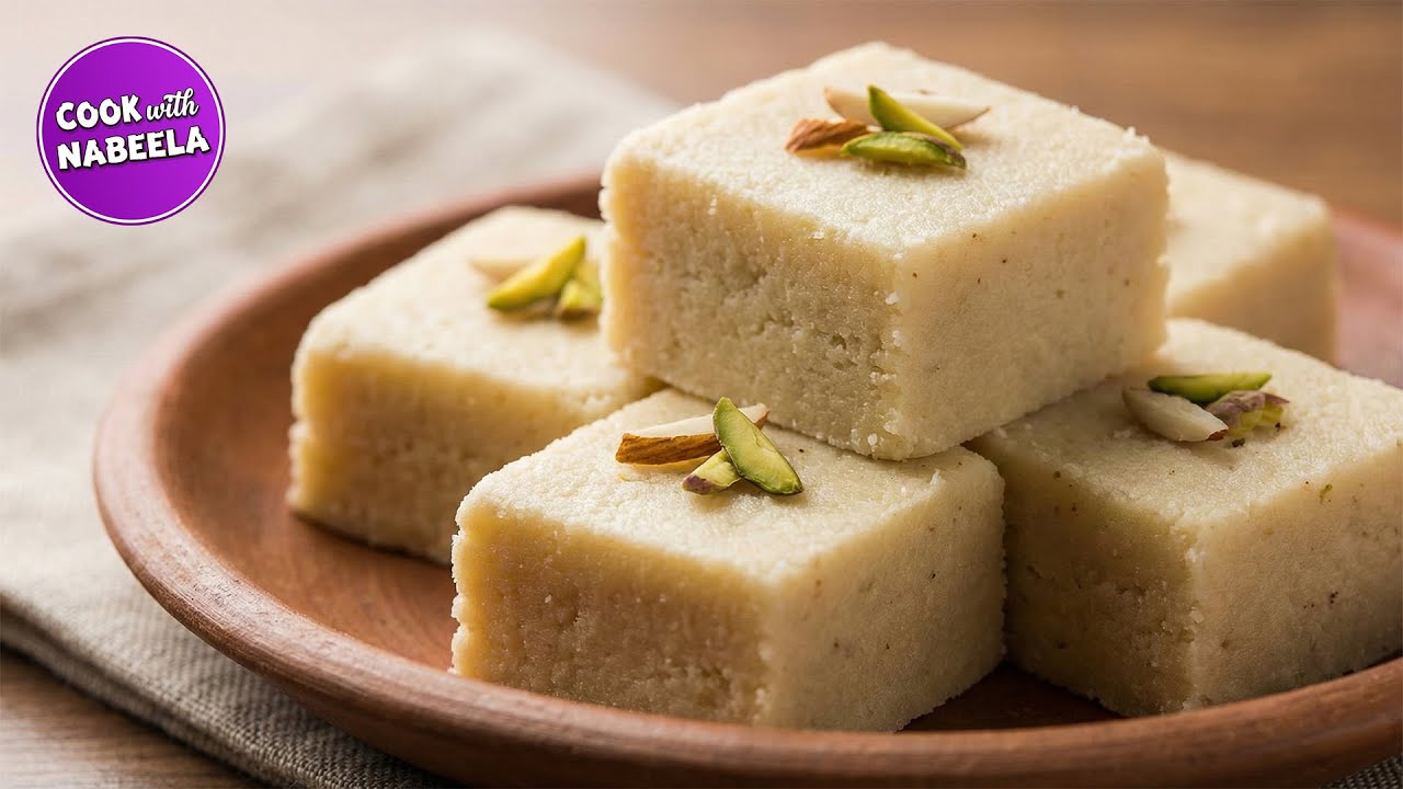 How To Make Barfi Recipe • Milk Powder Burfi Recipe • Mithai Recipe • Indian Sweets With Milk Powder