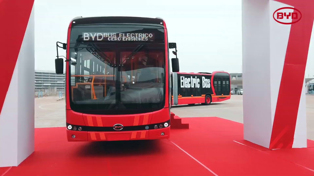 BYD present&oacute; el primer autob&uacute;s biarticulado 100% el&eacute;ctrico