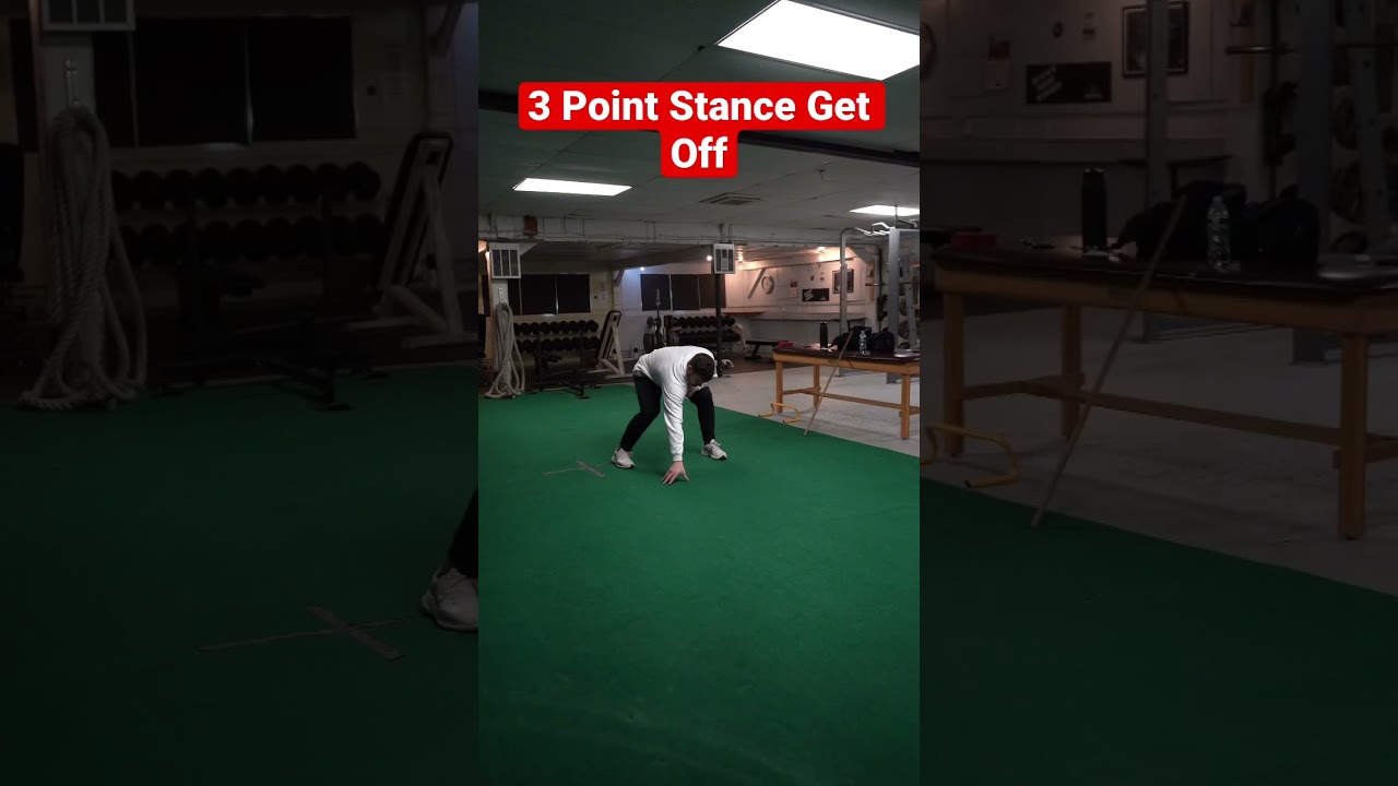 3 Point Stance Get Off