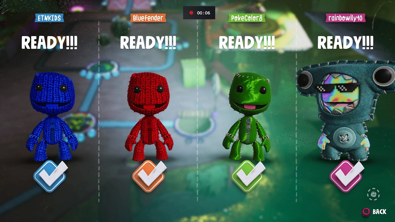 Sackboy: A Big Adventure PS5 Gameplay | 4 - Player Co-Op - Playthrough 40 EXTRA 6 (No Commentary)