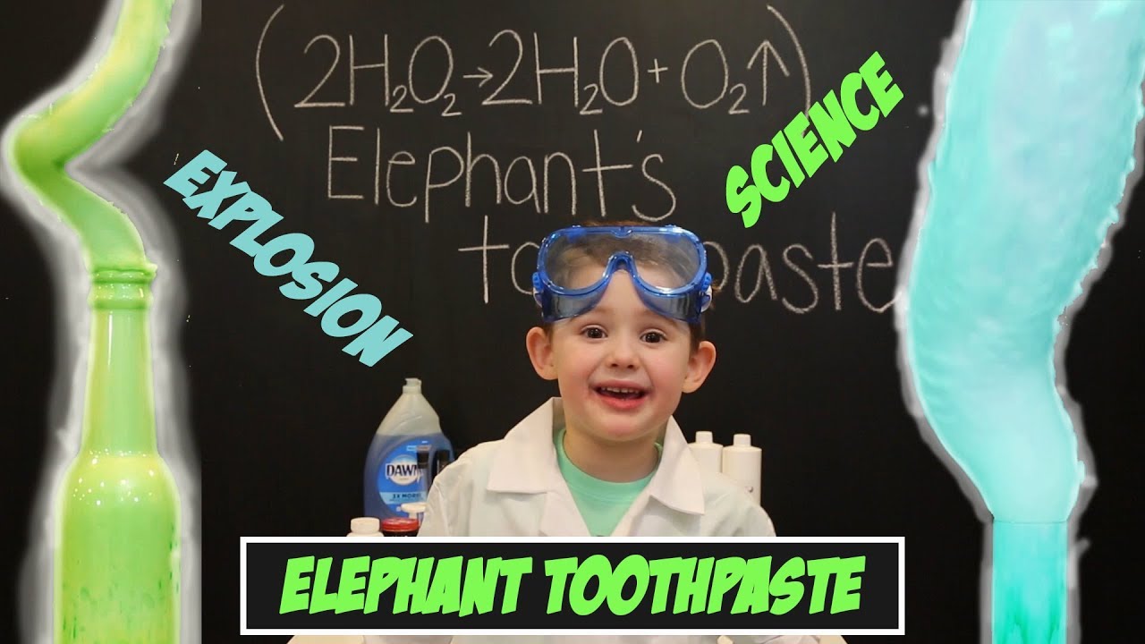 Elephant Toothpaste Science Experiment - Science Fair Projects - STEM Projects