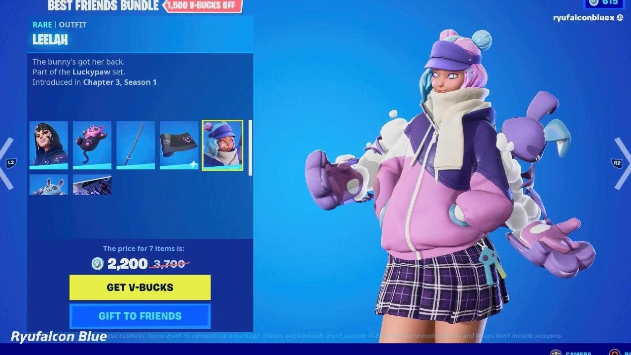 BEST FRIENDS BUNDLE - Fortnite item shop |Ryufalcon Blue